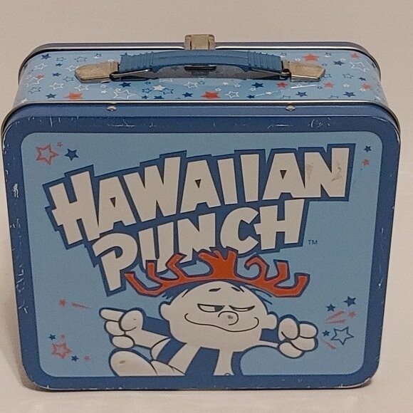 FUN RETRO HAWAIIAN PUNCH Lunch Box Metal Clean BRIGHT 2010 - Picture 4 of 10